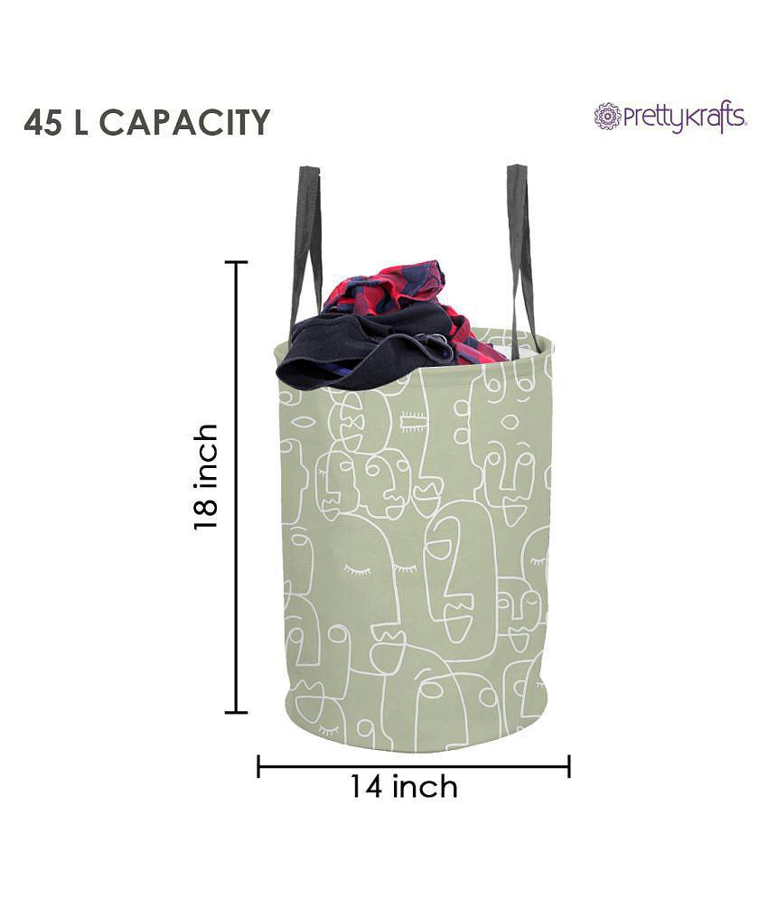 Exclusive Men PrettyKrafts Non-Woven Laundry Bag - White 2025 at ShopCircuit | ONDC