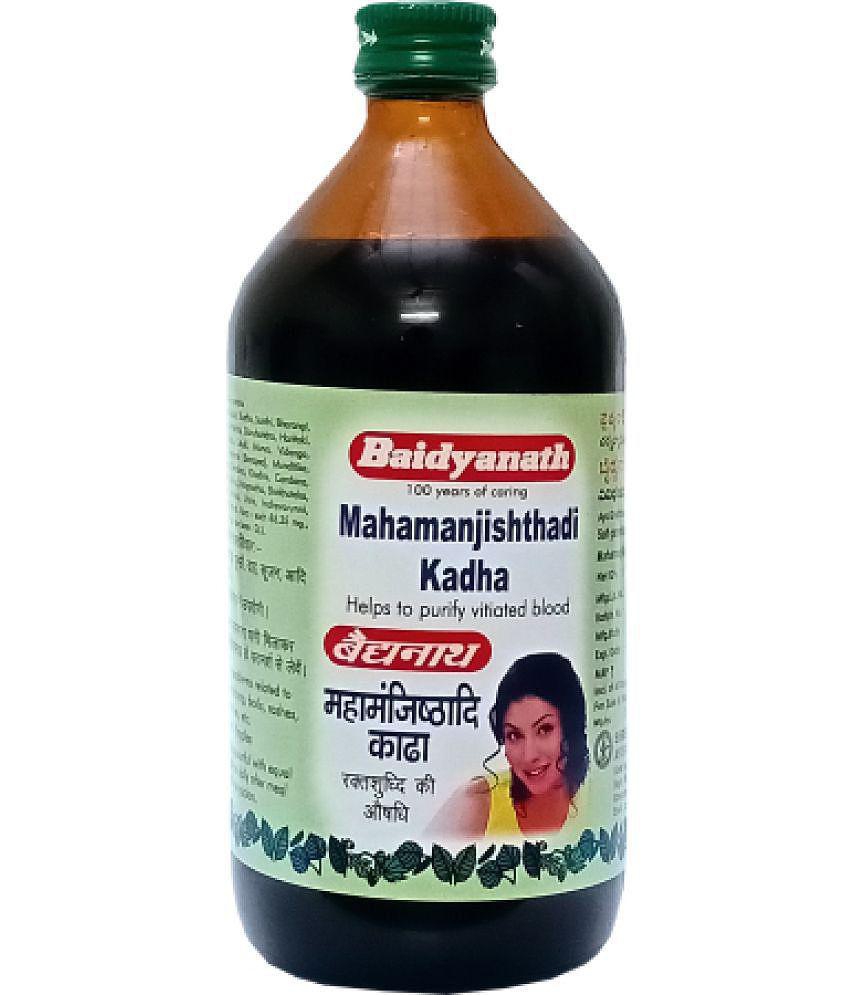 Baidyanath Mahamanjisthadi Skin Kadha 450ml Liquid (Pack of 3)