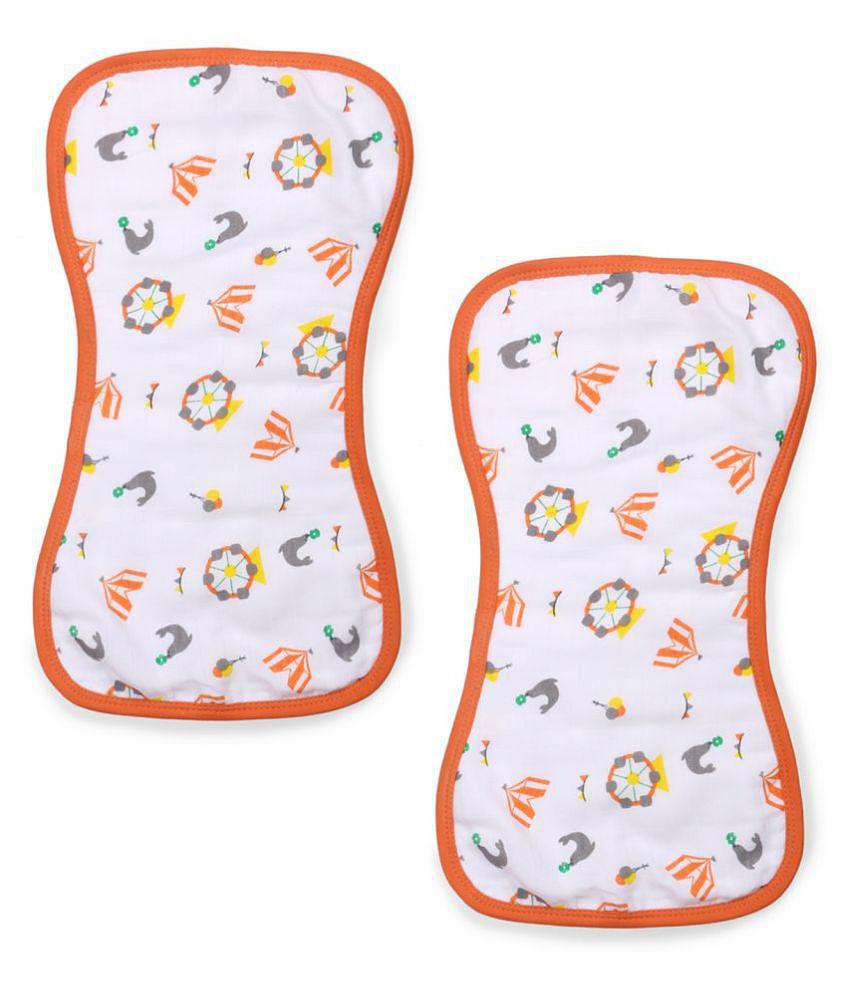 My Milestones Orange Cotton Towel cum blanket ( 10 cm Ã? 10 cm 1 pcs )