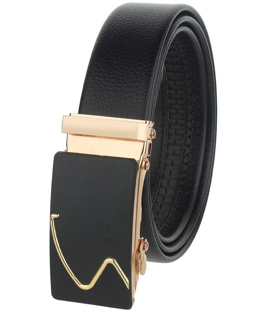 Buy Online Garg Store Zacharias - Black Canvas Men's Casual Belt ( Pack of 1 ) - None