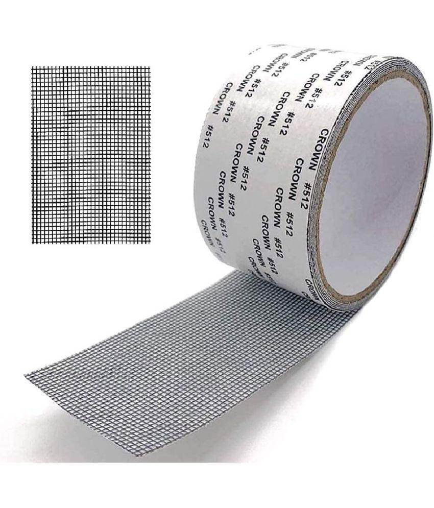 Window Screen Repair Kit Tape,Strong Adhesive & Waterproof Fiberglass Covering M - Light Grey Single Sided Others ( Pack of 1 )