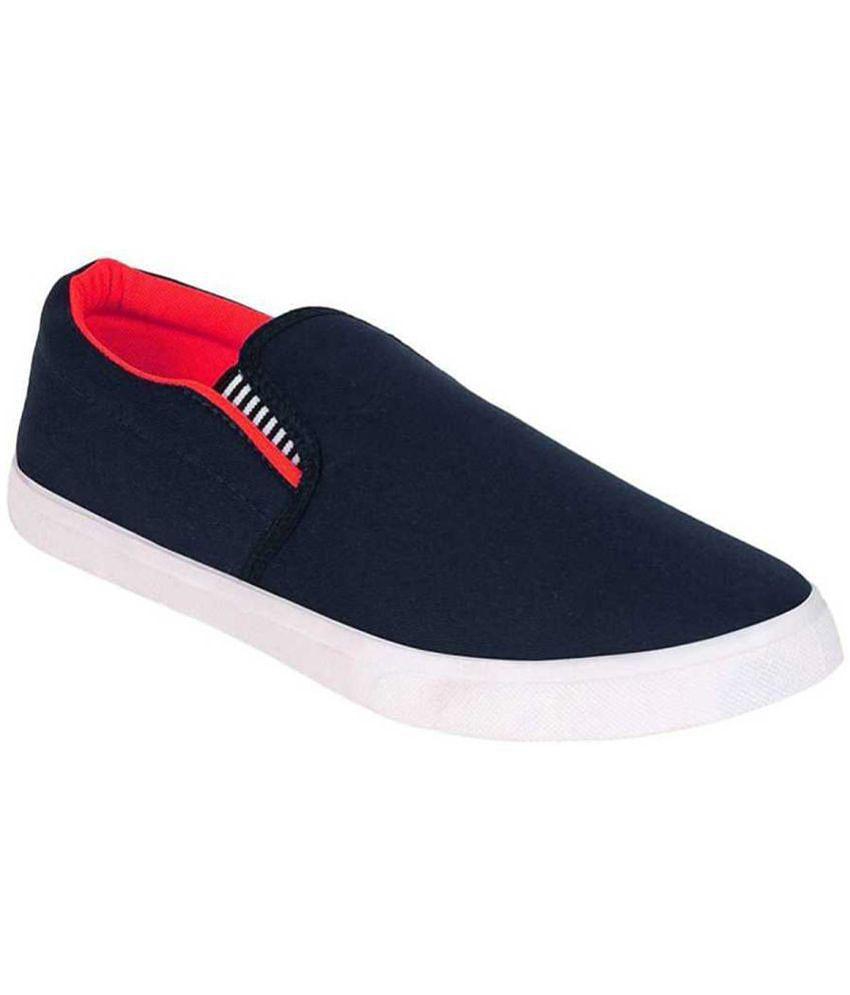 BRUTON SHOES Red Mens Slip on - 8