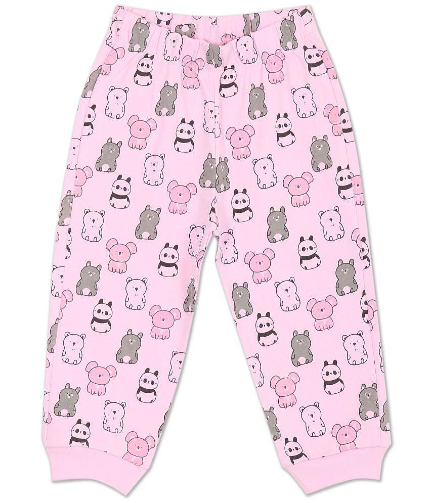 Donuts 100% Cotton Pink Shirt & Trouser For Baby Girl ( Pack of 2 ) - None