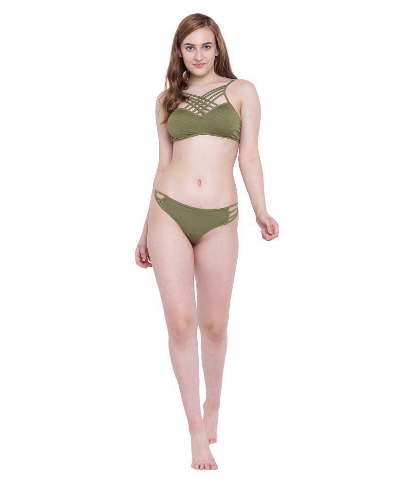 Sophisticated Men La Intimo Polyester Minimizer Bra - Green - 34B 2025 at ShopCircuit | ONDC