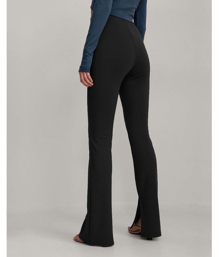 Premium Men Addyvero - Black Cotton Blend Regular Women's Slit Pants ( Pack of 1 ) - None 2025 a