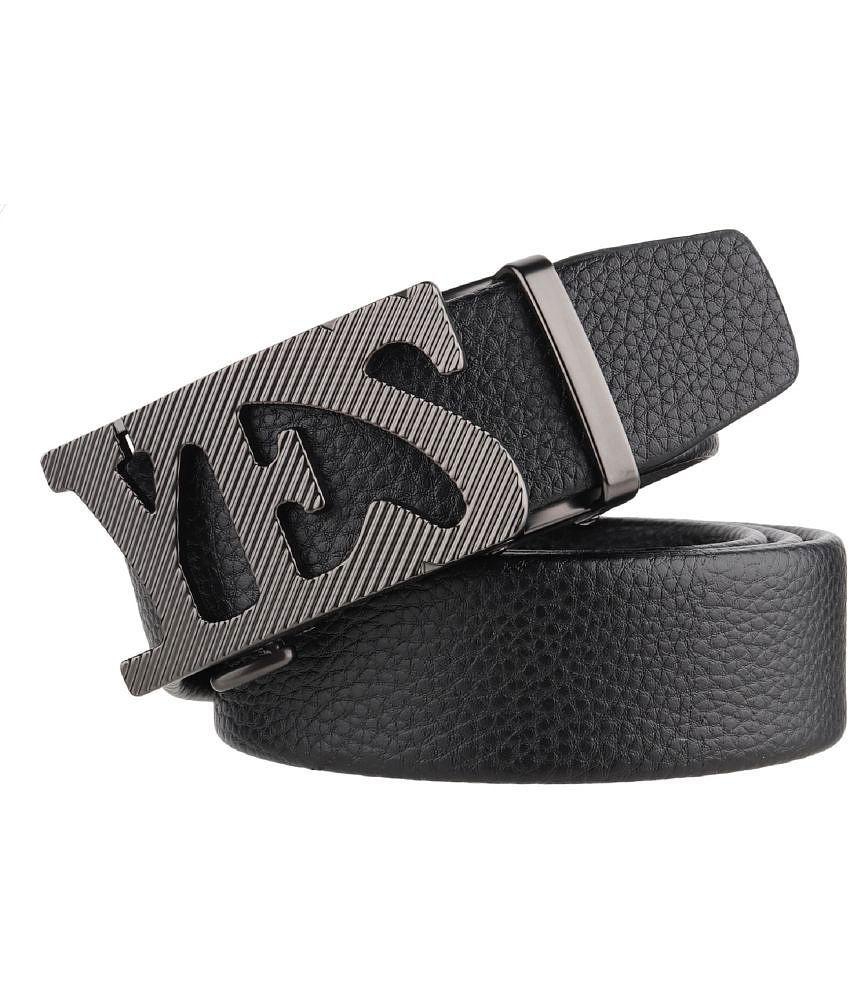 Buy Online Garg Store Zacharias - Black Leather Men's Casual Belt ( Pack of 1 ) - None