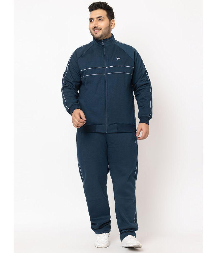 YHA - Light Blue Fleece Regular Fit Mens Tracksuit ( Pack of 1 ) - None