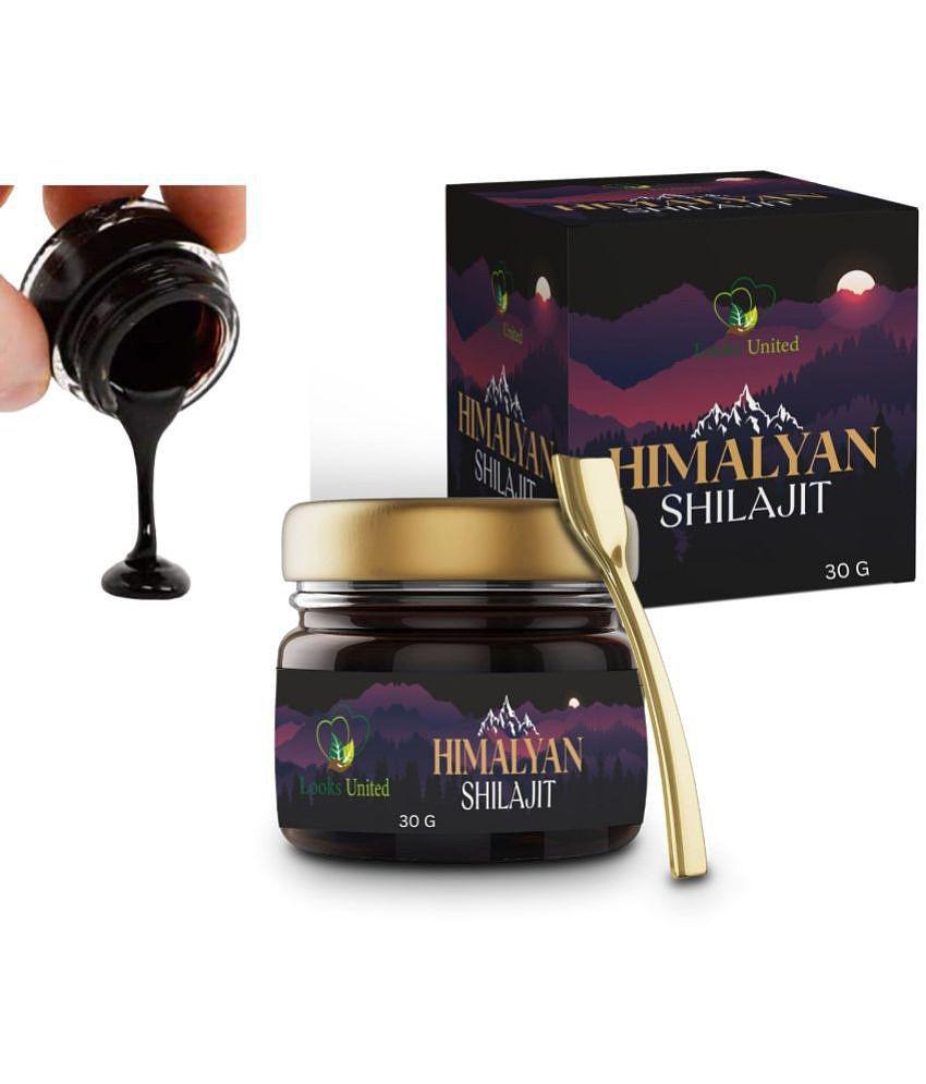 Looks United Shilajit Resin, Performance For Endurance and Stamina 30 gm