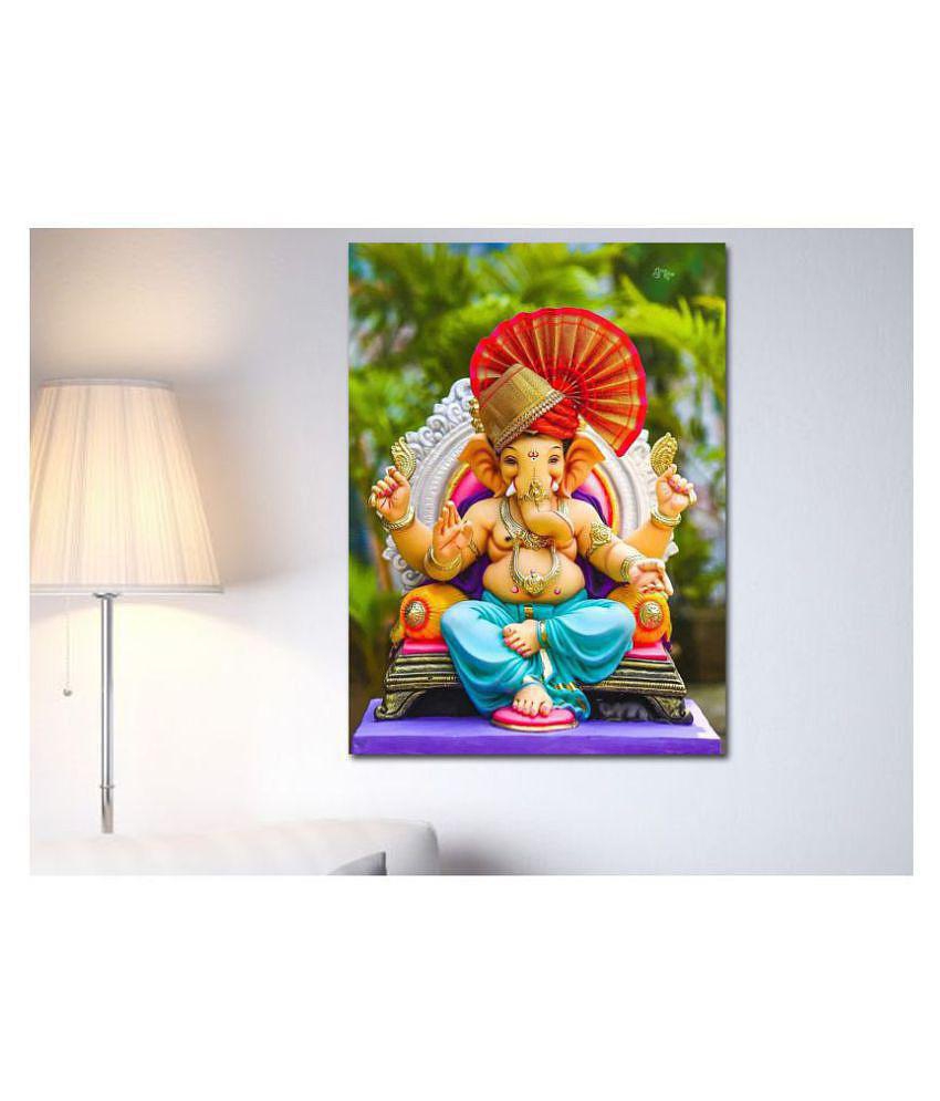 Photojaanic Shree Ganesh Poster Paper Wall Poster Without Frame