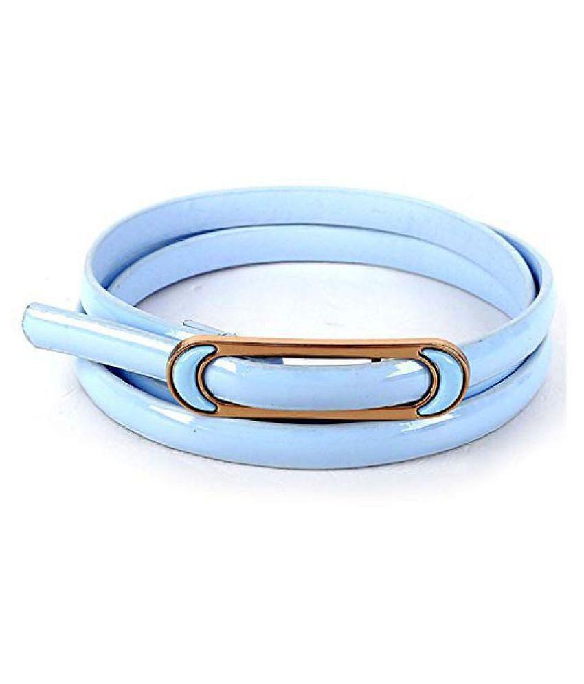 Latest Men Livosorb, Dehradun Blue PU Casual Belt - None 2025 at ShopCircuit | ONDC