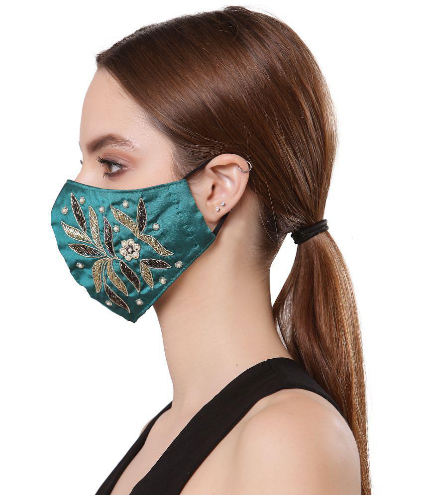 Anekaant - Green 3 Ply Mask (Pack of 1)