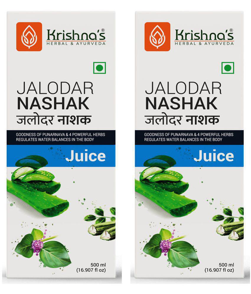 Krishna's Herbal & Ayurveda Jalodar Nashak Juice 500ml ( Pack of 2 )