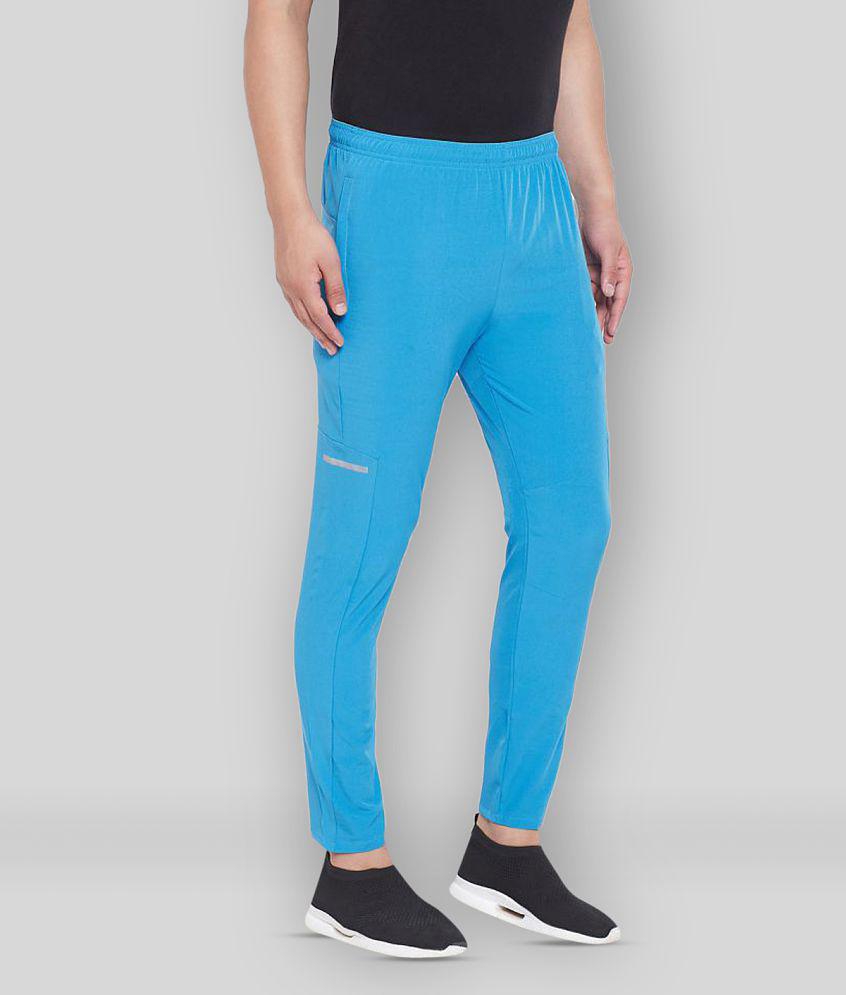 RANBOLT - Light Blue Polyester Men's Trackpants ( Pack of 1 ) - XL