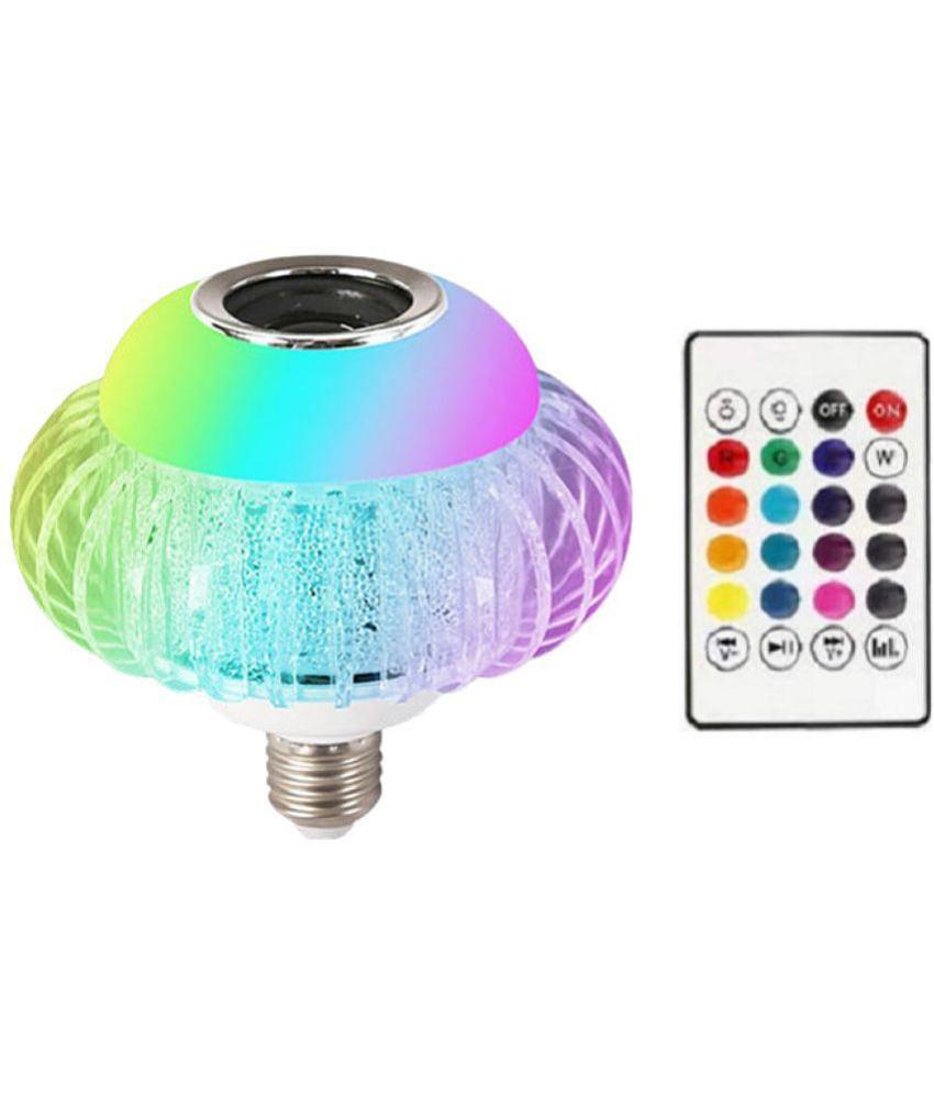 Sanjana Collections 12 Watt Smart Remote Control Rgb Wireless Playback Dimming Led Speaker Light