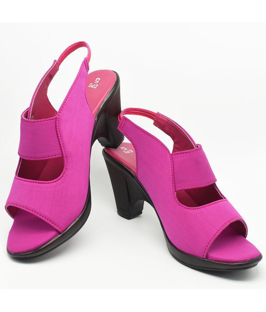 Dream Makers - Pink Women's Sandal Heels - None