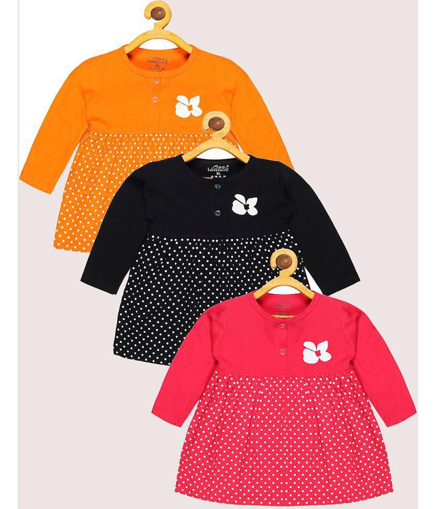 Stylish Men Babeezworld - Multi Cotton Baby Girl Frock ( Pack of 3 ) - None 2025 at ShopCircuit 