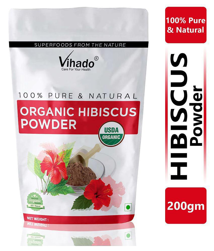 Vihado Hibiscus Flower Powder Hair Scalp Treatment 200 g