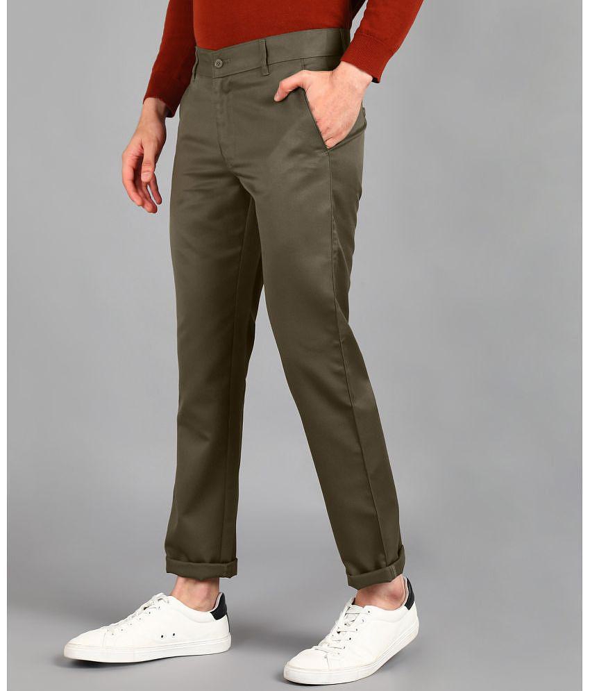 Playerz Green Slim Chinos ( Pack of 1 ) - None