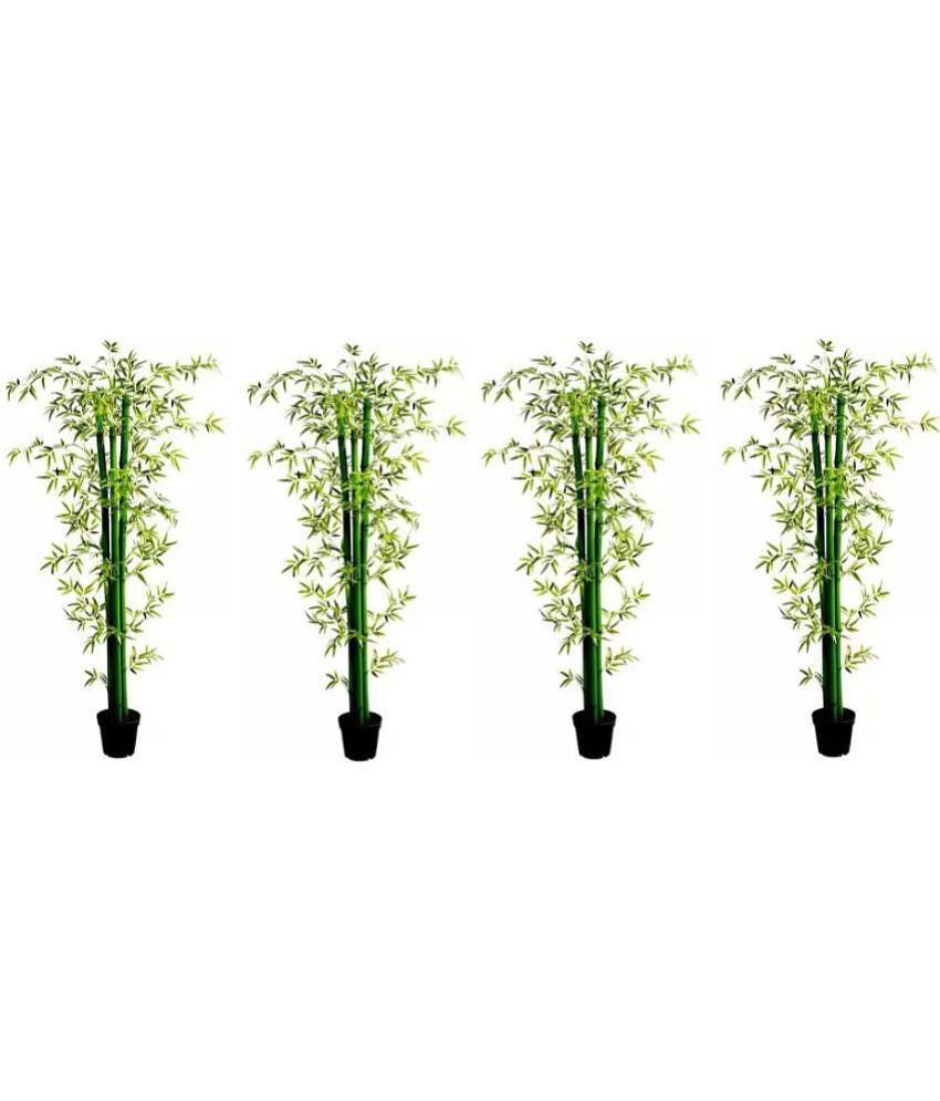 Green plant indoor - Green Wild Artificial Tree ( Pack of 4 )