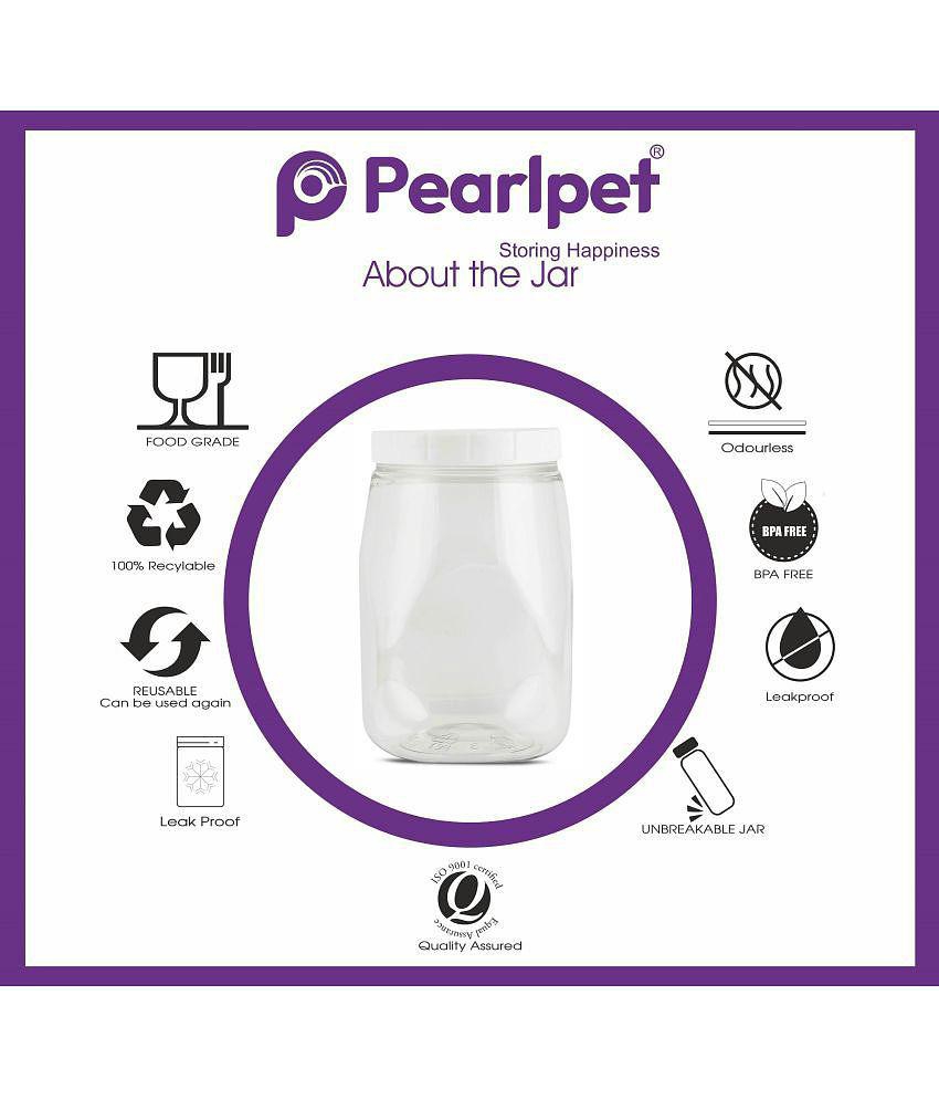 PearlPet - White Polyproplene Utility Container ( Pack of 4 ) - White