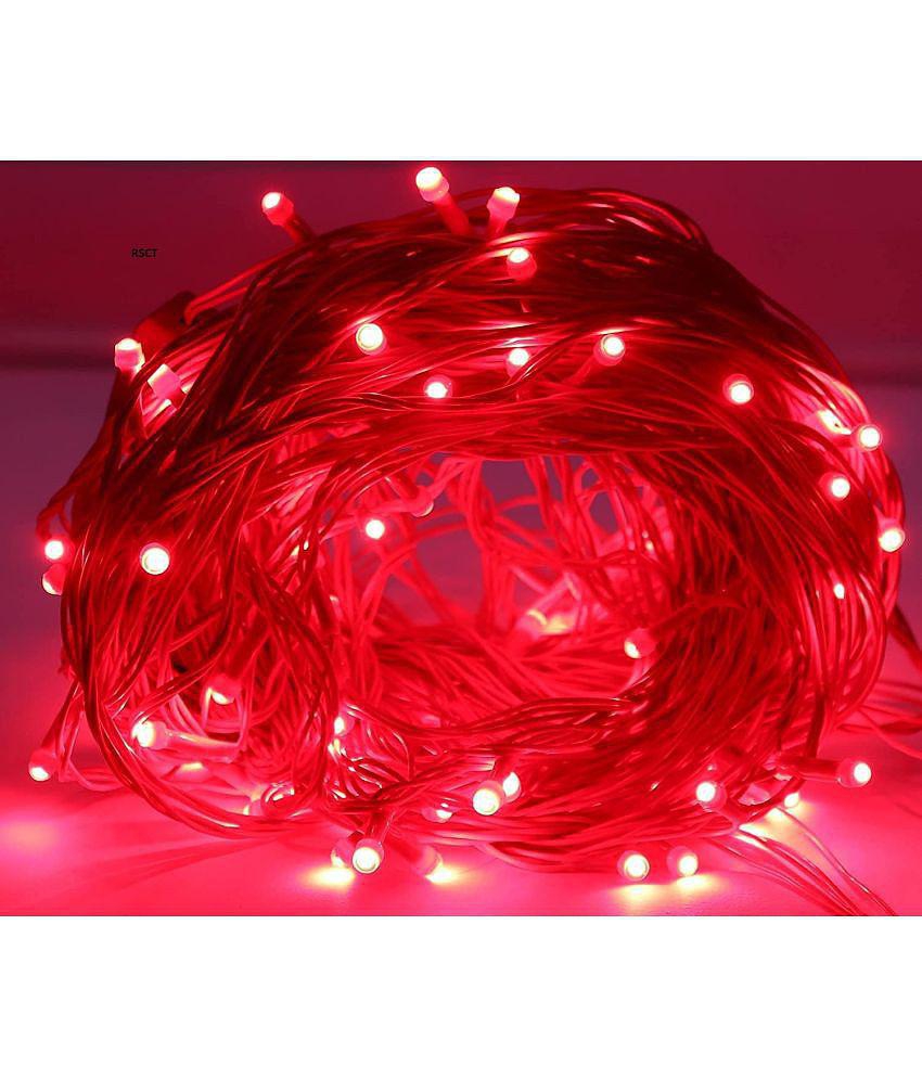 DAYBETTER - Red 15Mtr String Light ( Pack of 1 ) - Red