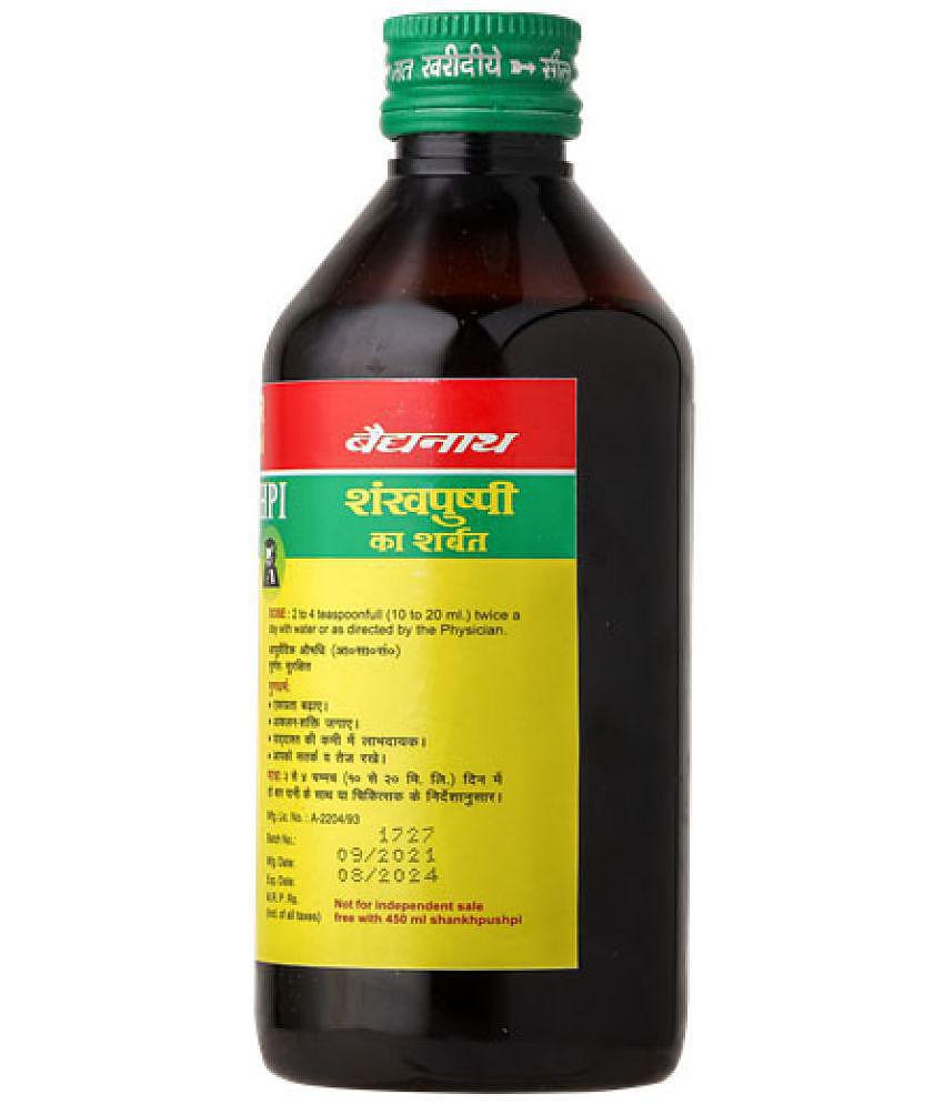 Baidyanath Baidyanath Shankhpushpi Sharbat Liquid 450ml