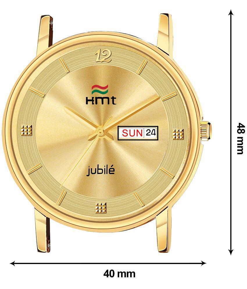 Hemt - Gold Metal Analog Mens Watch