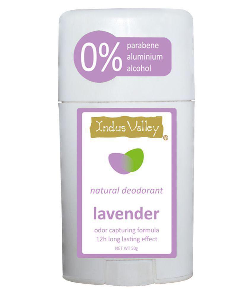 Indus Valley Alcohol Free Lavender Deodorant stick - Twin Pack Deodorant Stick - For Men & Women - 100ml