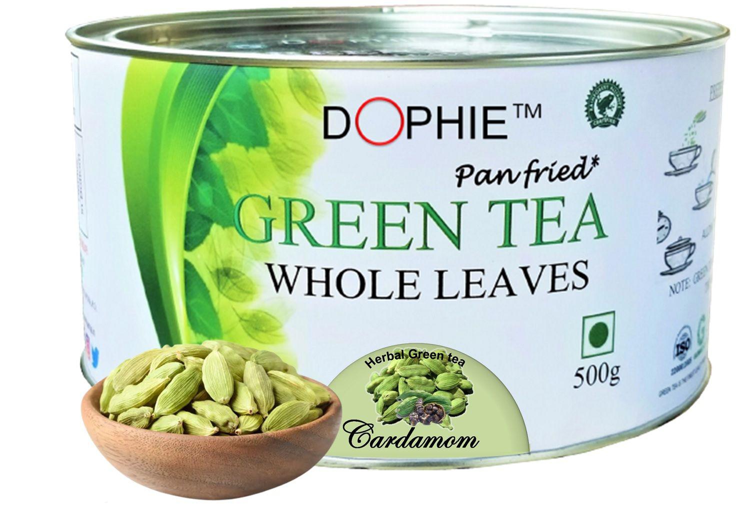 Dophie Cardamom Green tea  Whole leaves 500g