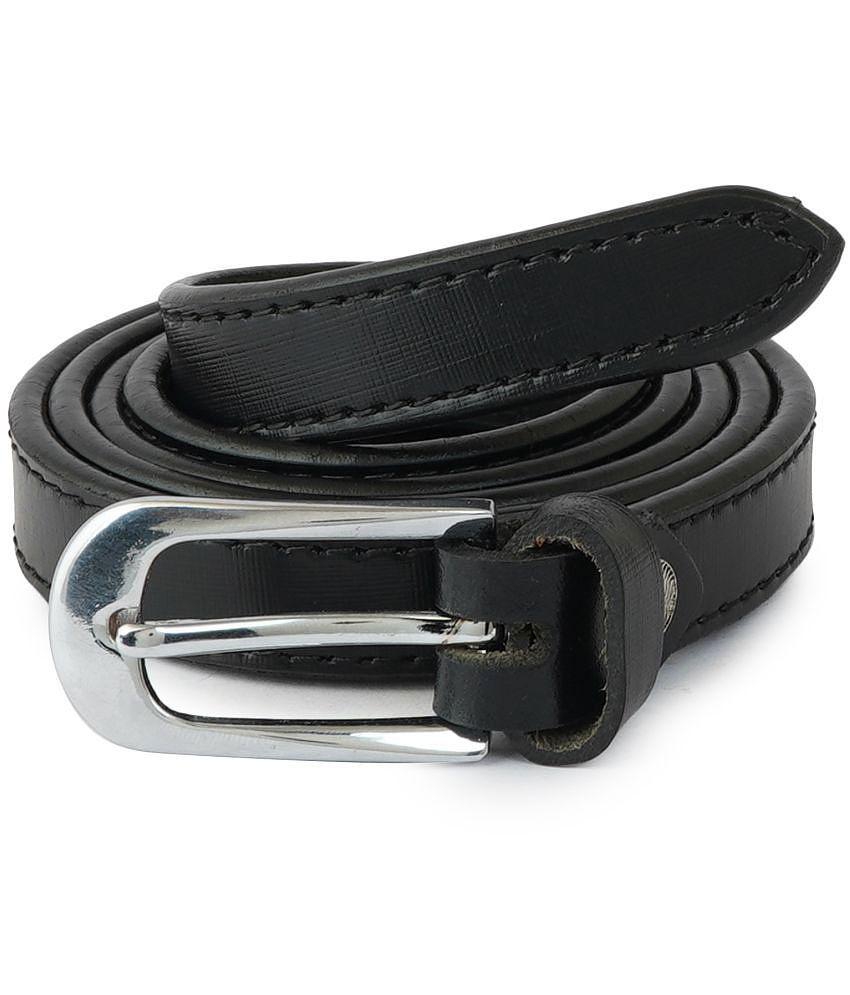 Chic Men STYLE SHOES Women's Black Leather Casual Belt ( Pack of 1 ) - None 2025 at ShopCircuit 
