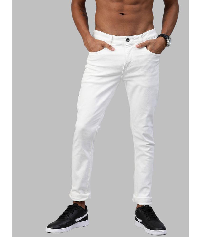 Lawson - White Denim Skinny Fit Men's Jeans ( Pack of 1 ) - None