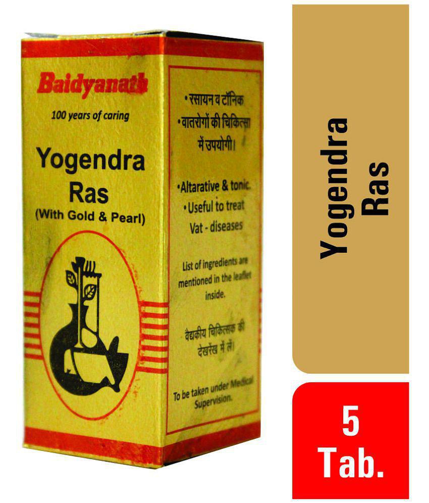 Baidyanath Yogendra Ras Tablet 10 no.s Pack Of 1