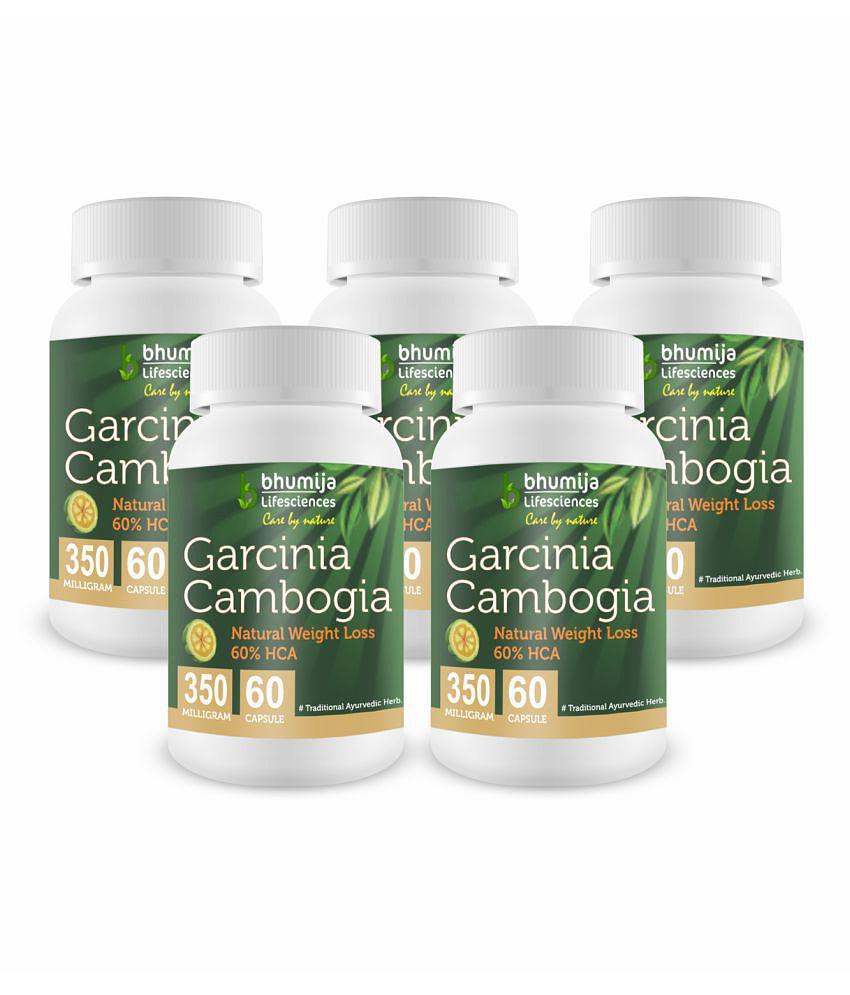 BHUMIJA LIFESCIENCES garcinia cambogia 350 mg Capsule Pack of 5