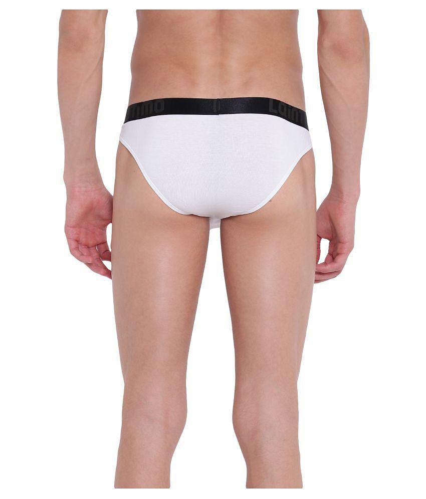 New Men La Intimo - White Cotton Blend Men's Thongs ( Pack of 1 ) - 3XL 2025 at ShopCircuit | ON