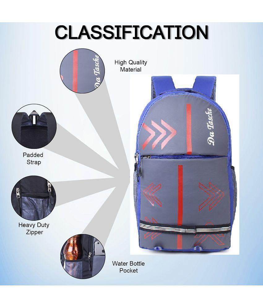Luxurious Men Da Tasche 30 Ltrs Blue Polyester College Bag - Blue 2025 at ShopCircuit | ONDC