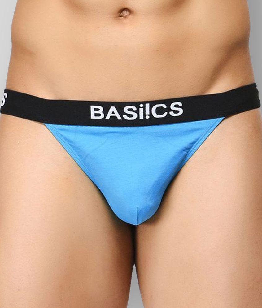 Best Men BASIICS By La Intimo - Multicolor Cotton Mens Thongs ( Pack of 3 ) - S 2025 at ShopCirc
