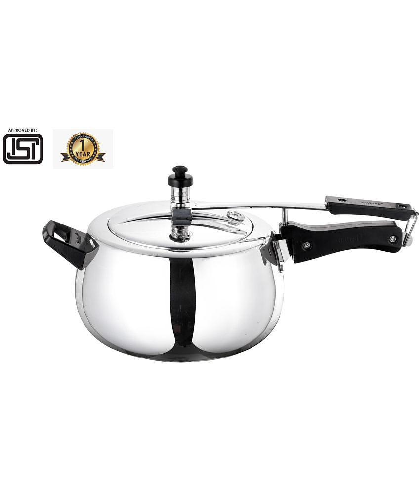 Goodflame Contura 5 Ltr. Pressure Cooker(Induction Base,Silver)