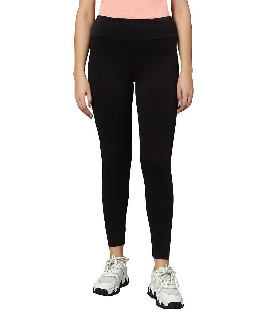 Chic Men Omtex Black Polyester Solid Tights - Single - None 2025 at ShopCircuit | ONDC