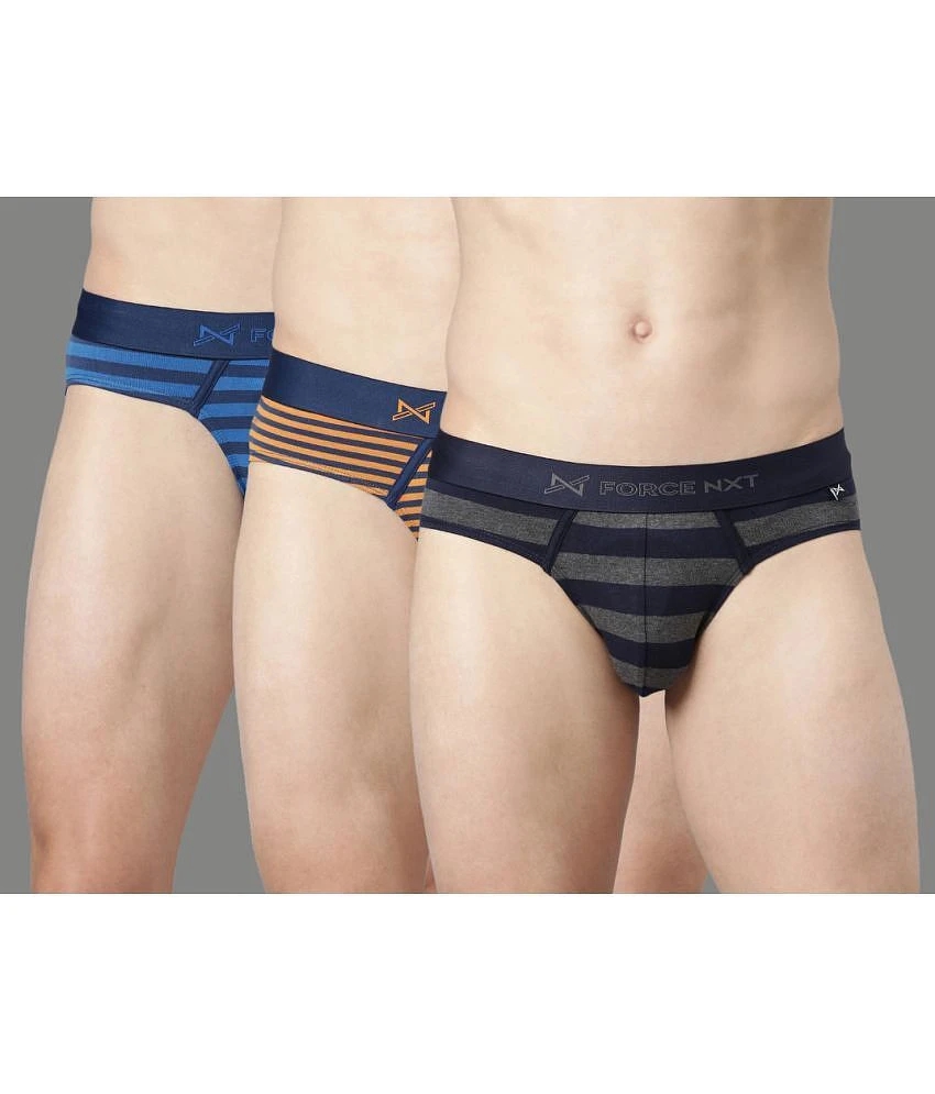 New Women Force NXT - Multicolor Cotton Mens Briefs ( Pack of 3 ) - None 2025 at ShopCircuit | O