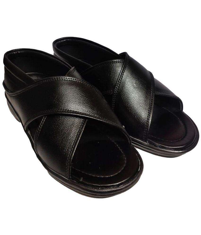 Luxurious Men RAGE GAZE - Black  Men's Sandals - 7 2025 at ShopCircuit | ONDC