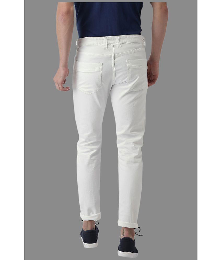 Lawson - White Denim Skinny Fit Men's Jeans ( Pack of 1 ) - None