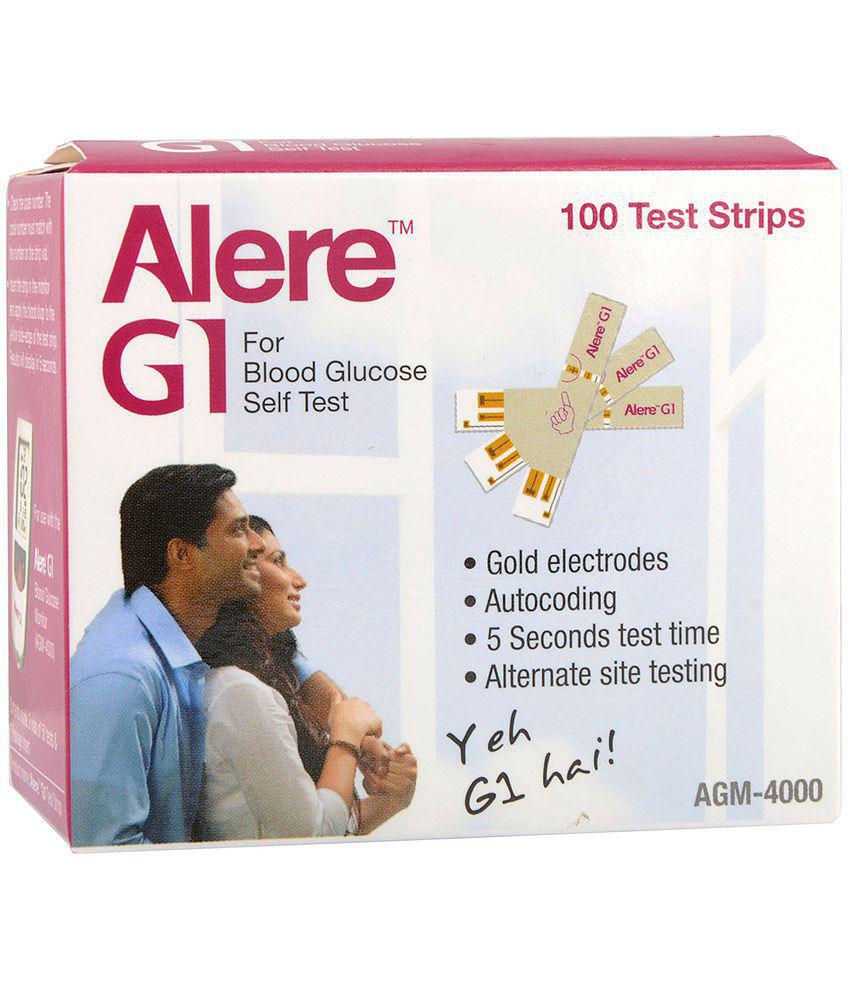 Alere G1 100 Sugar Test Strips