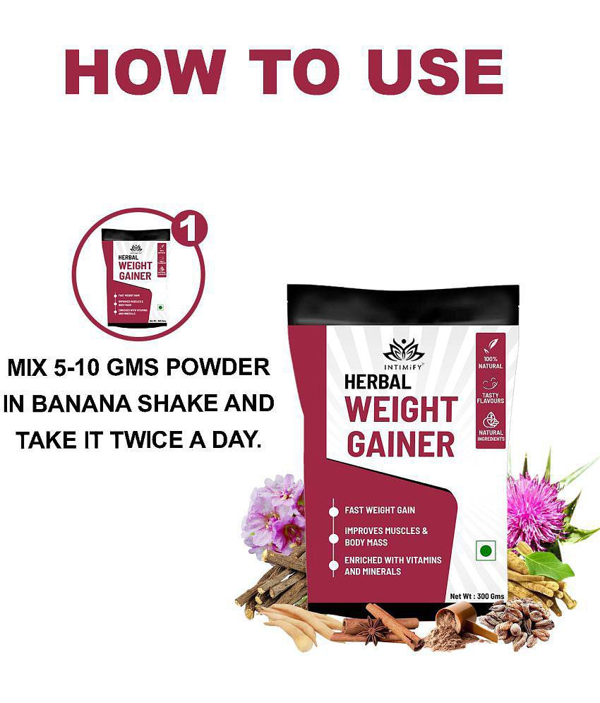 Intimify weight gain powder, mass gainer 300 gm