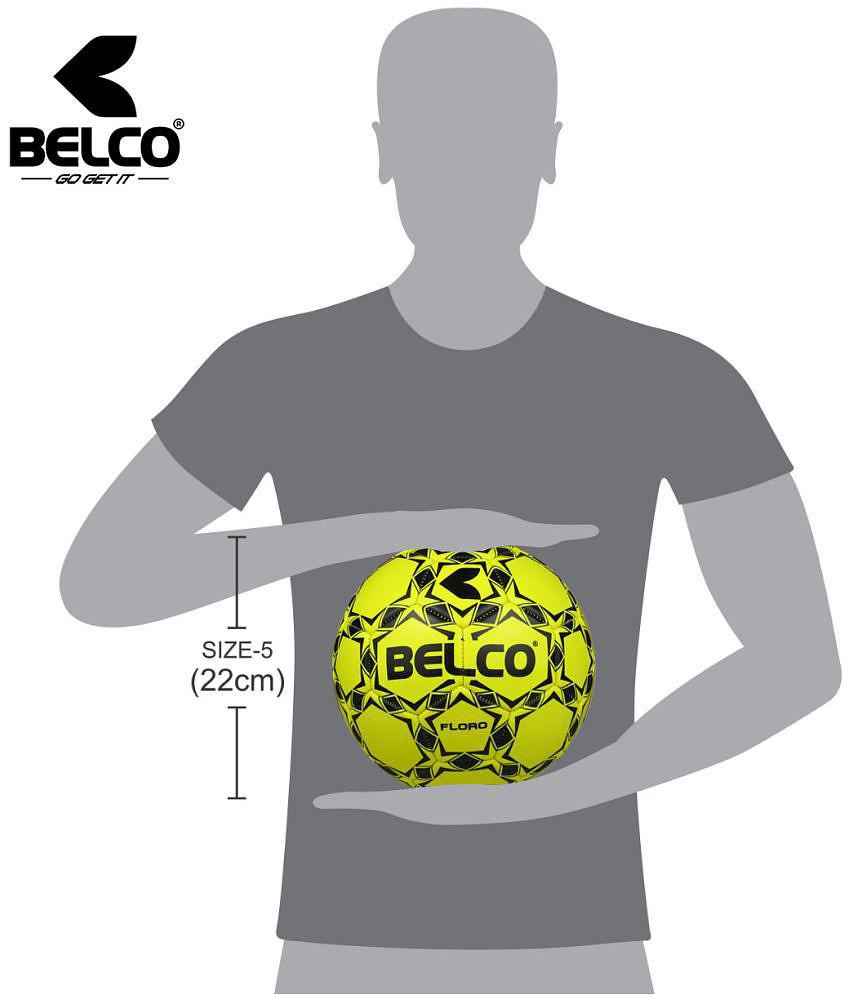 Belco - Yellow PVC Football ( Pack of 1 ) - 5