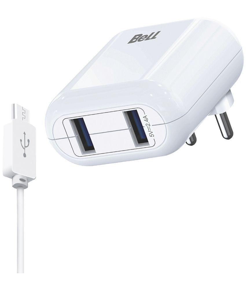 Bell - USB 2.4A Travel Charger - White