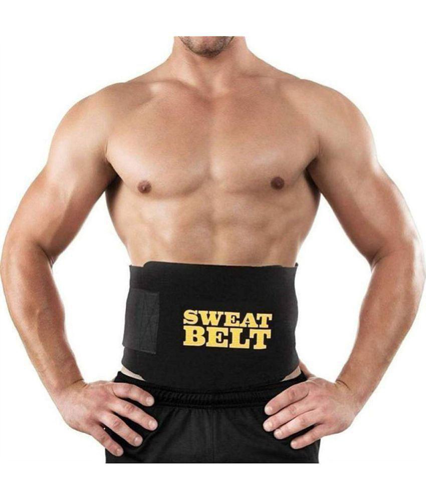 HORSE FIT  Belt with AB Roller/Adjustable Waist Trimmer Belt/Fat Burner Belly Tummy Trimmer Body Belt for Men & Women (Free Size) - Multi Color