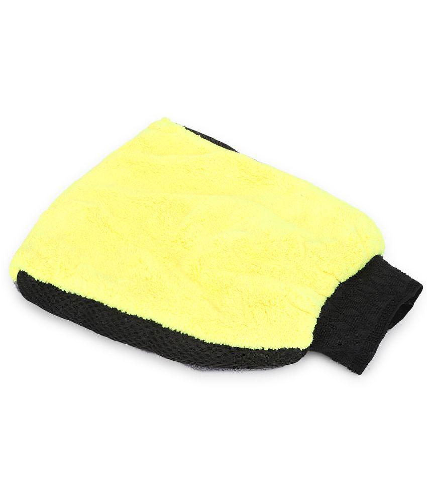 HOMETALES - Car Cleaning Glove dust Cleaner Car wash Microfiber Cleaner Gloves Car & Bike Cleaning Glove Hand Duster for car accessories(Pack Of 1)