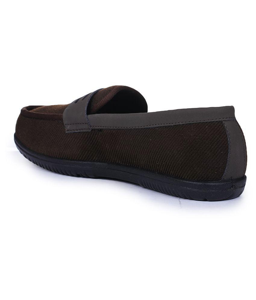 Top Men Liberty - Brown Men''s Slip-on Shoes - 10 2025 at ShopCircuit | ONDC