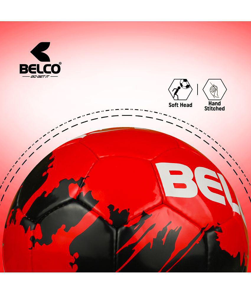 Belco - Red PVC Football ( Pack of 1 ) - 5