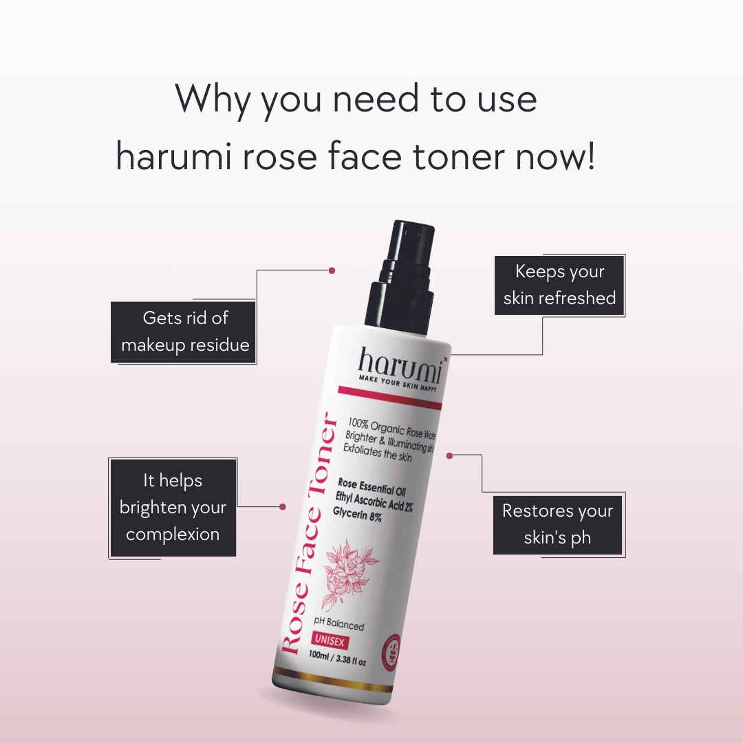 Rose Face toner with vitamin c